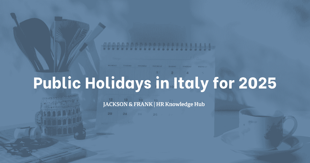 Public Holidays in Italy for 2025