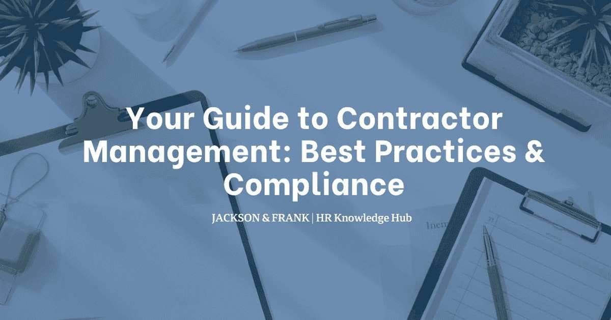 Your Guide to Contractor Management